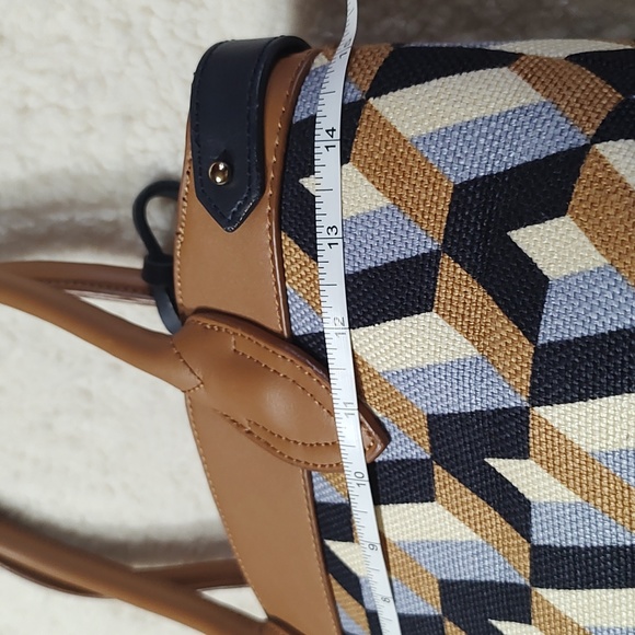 Spartina 449 Leather & Linen Bag - Picture 8 of 12